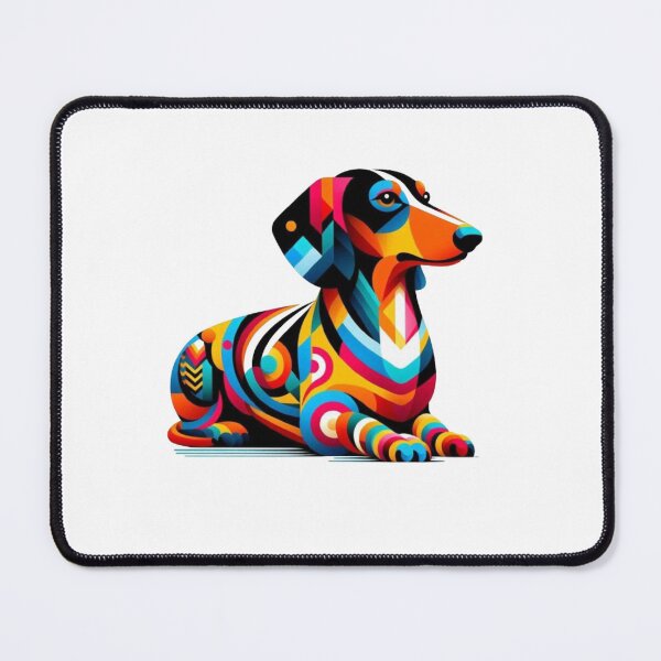 Item preview, Abstract Dachshund Vasarely Style Funny Dachshund Lover  designed and sold by Creat-Des.