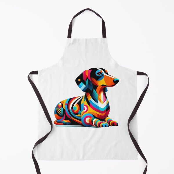 Item preview, Abstract Dachshund Vasarely Style Funny Dachshund Lover  designed and sold by Creat-Des.