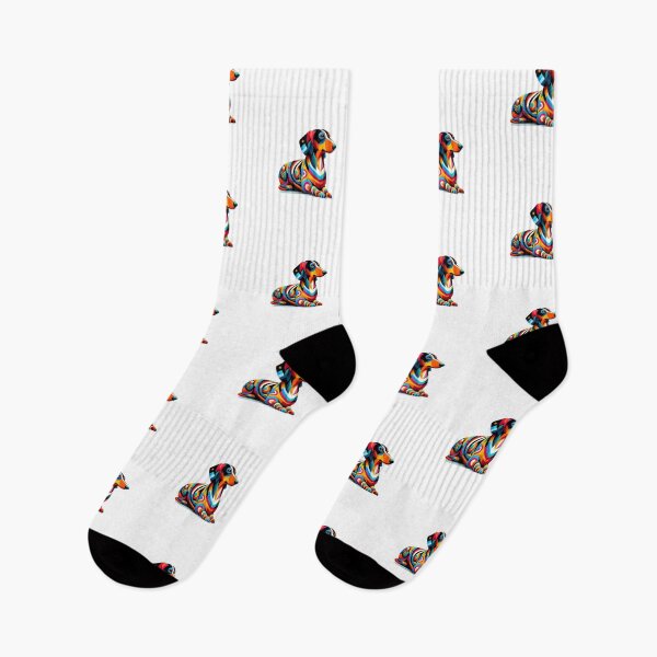 Item preview, Abstract Dachshund Vasarely Style Funny Dachshund Lover  designed and sold by Creat-Des.