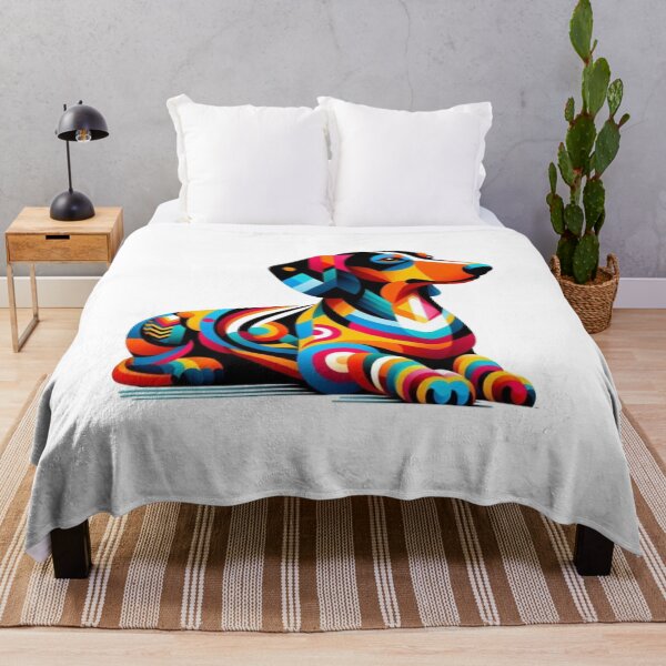 Item preview, Abstract Dachshund Vasarely Style Funny Dachshund Lover  designed and sold by Creat-Des.