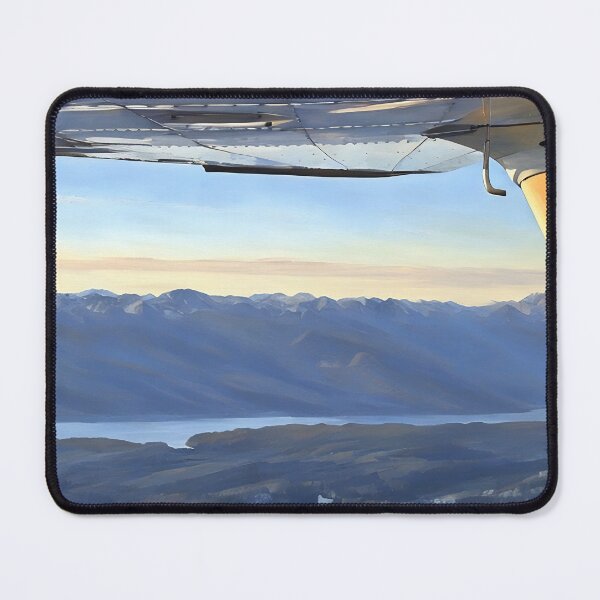 Item preview, Flying Olympic Mountains Hood Canal (Impressionist) designed and sold by flyscenicair.