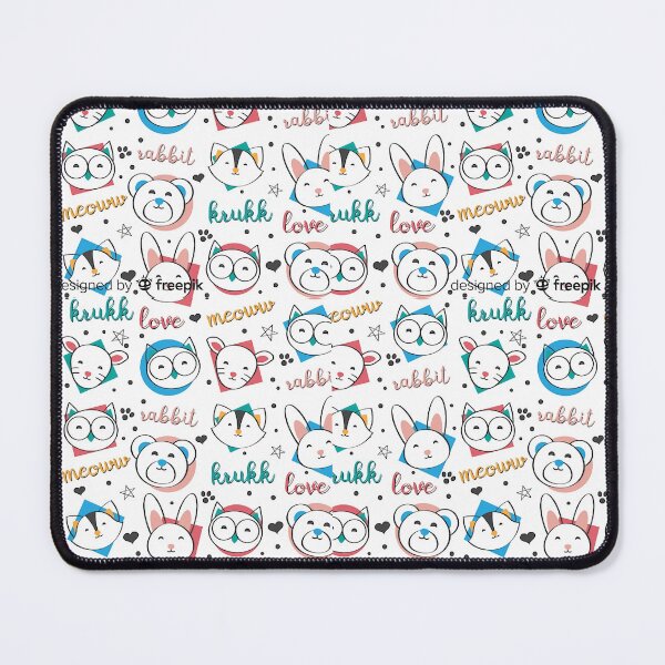 Item preview, Funny Doodle Animals Word designed and sold by vintageretrostyleshop.