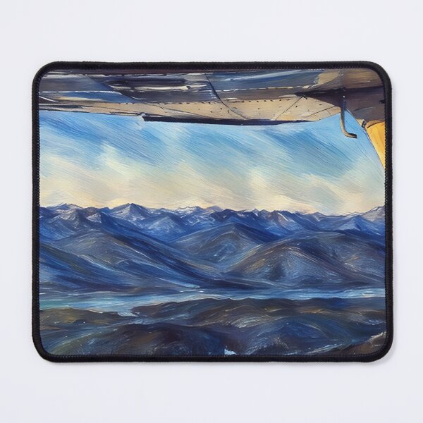 Item preview, Flying Olympic Mountains Hood Canal (Pastel) designed and sold by flyscenicair.