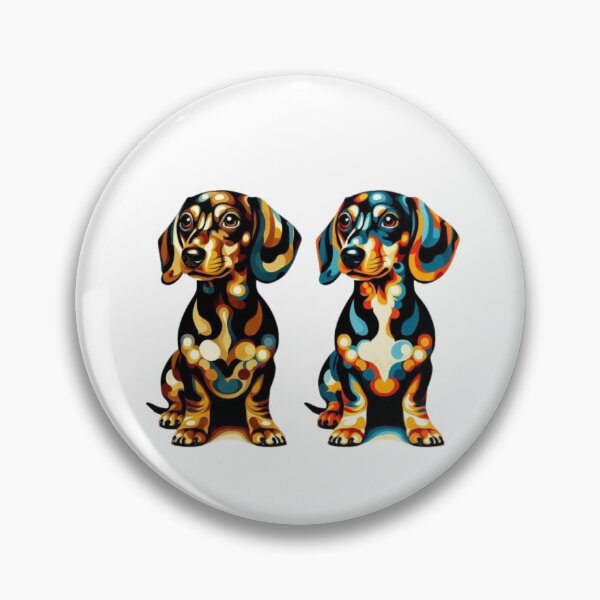 Item preview, Abstract Dachshund Vasarely Style Funny Dachshund Lover  designed and sold by Creat-Des.