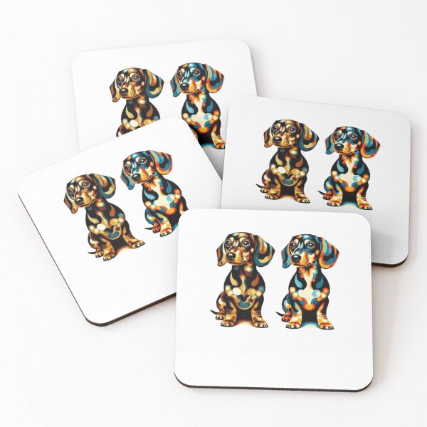 Item preview, Abstract Dachshund Vasarely Style Funny Dachshund Lover  designed and sold by Creat-Des.