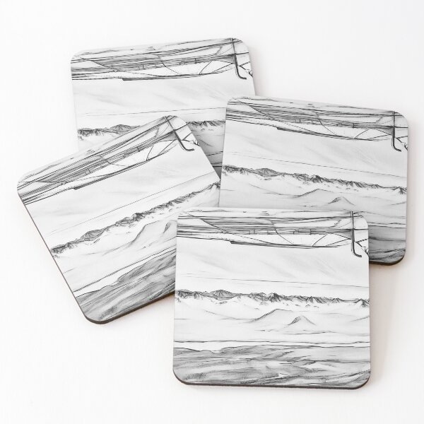 Item preview, Flying Olympic Mountains Hood Canal (Sketch) designed and sold by flyscenicair.