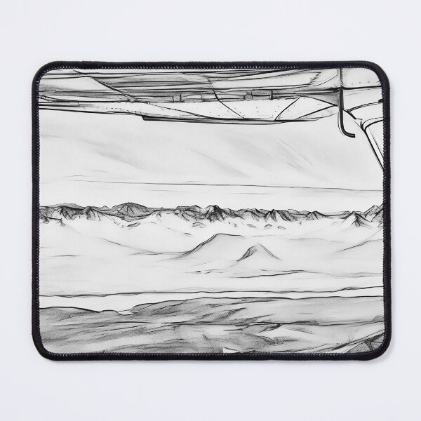 Item preview, Flying Olympic Mountains Hood Canal (Sketch) designed and sold by flyscenicair.