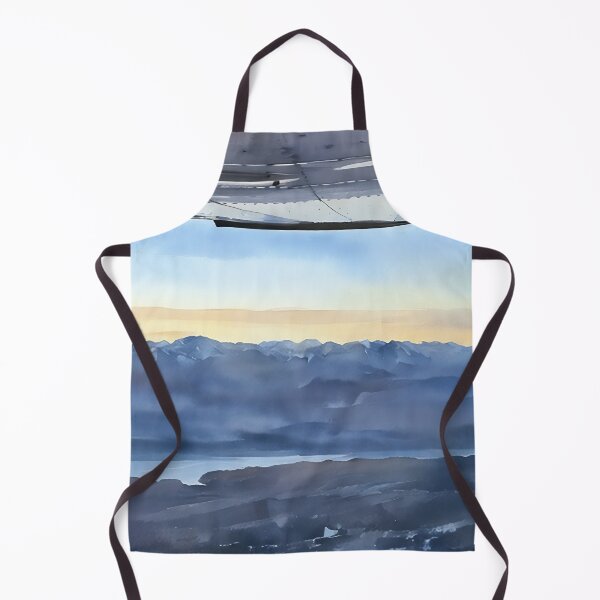 Item preview, Flying Olympic Mountains Hood Canal (Watercolor) designed and sold by flyscenicair.