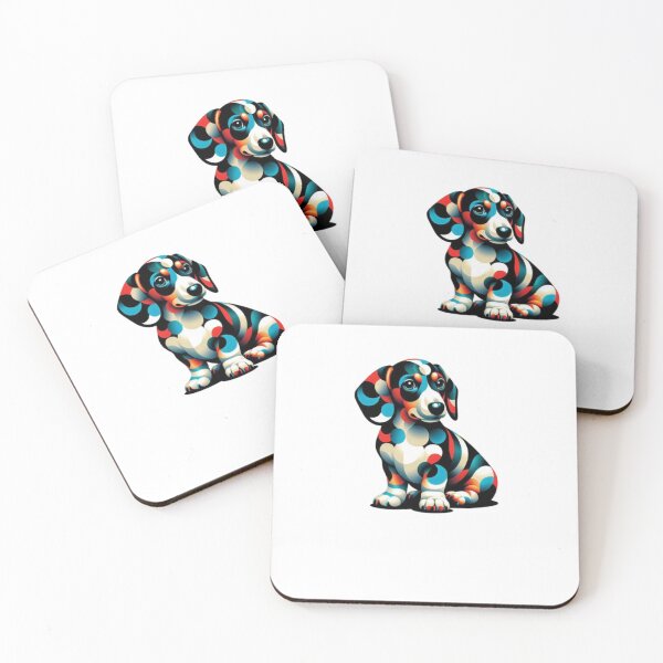 Item preview, Abstract Dachshund Vasarely Style Funny Dachshund Lover  designed and sold by Creat-Des.