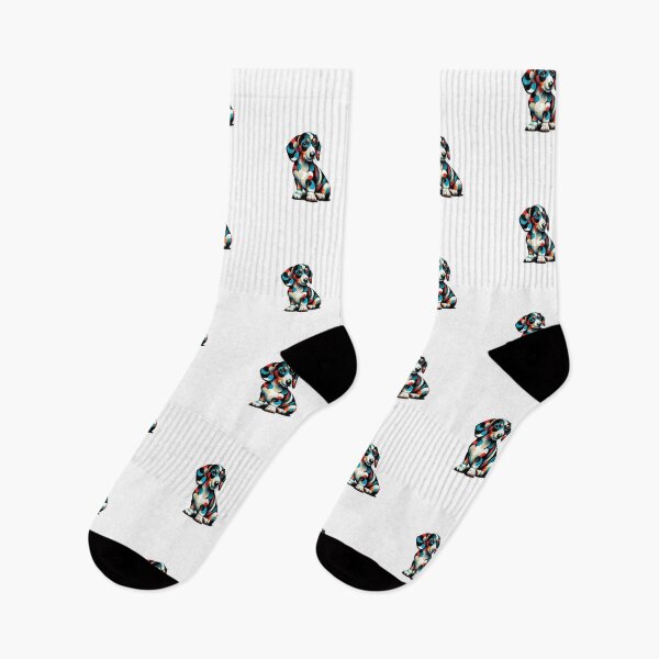 Item preview, Abstract Dachshund Vasarely Style Funny Dachshund Lover  designed and sold by Creat-Des.