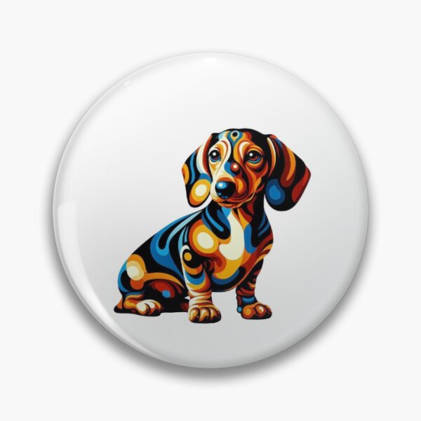 Item preview, Abstract Dachshund Vasarely Style Funny Dachshund Lover  designed and sold by Creat-Des.