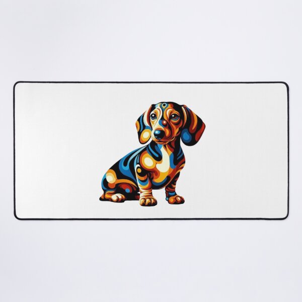 Item preview, Abstract Dachshund Vasarely Style Funny Dachshund Lover designed and sold by Creat-Des.