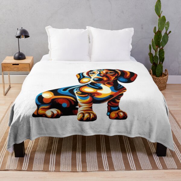 Item preview, Abstract Dachshund Vasarely Style Funny Dachshund Lover designed and sold by Creat-Des.
