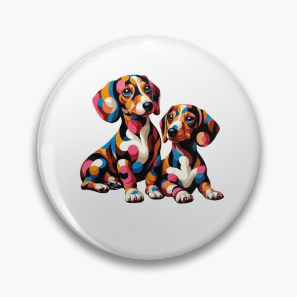 Item preview, Abstract Dachshund Vasarely Style Funny Dachshund Lover  designed and sold by Creat-Des.