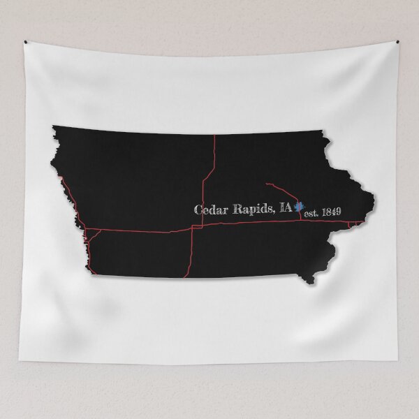 Item preview, Cedar Rapids, IA designed and sold by PhilbonianDezin.