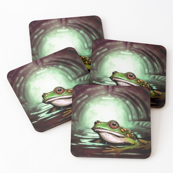 Item preview, frog sitting in water designed and sold by west90.