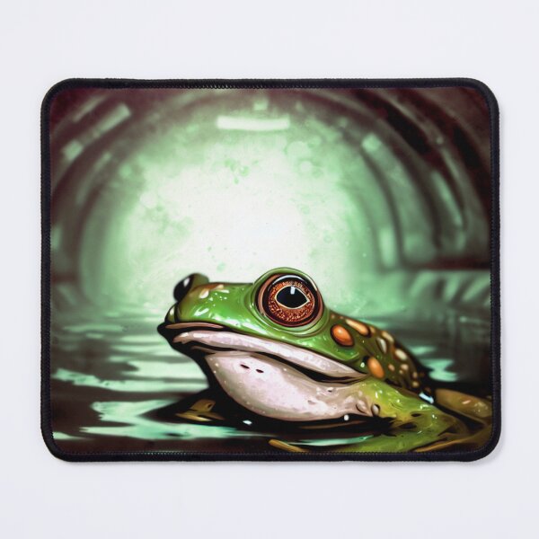 Item preview, frog sitting in water designed and sold by west90.