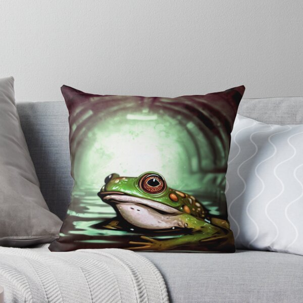 Item preview, frog sitting in water designed and sold by west90.