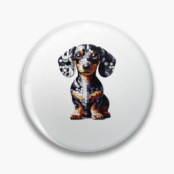Item preview, Abstract Dachshund Vasarely Style Funny Dachshund Lover  designed and sold by Creat-Des.