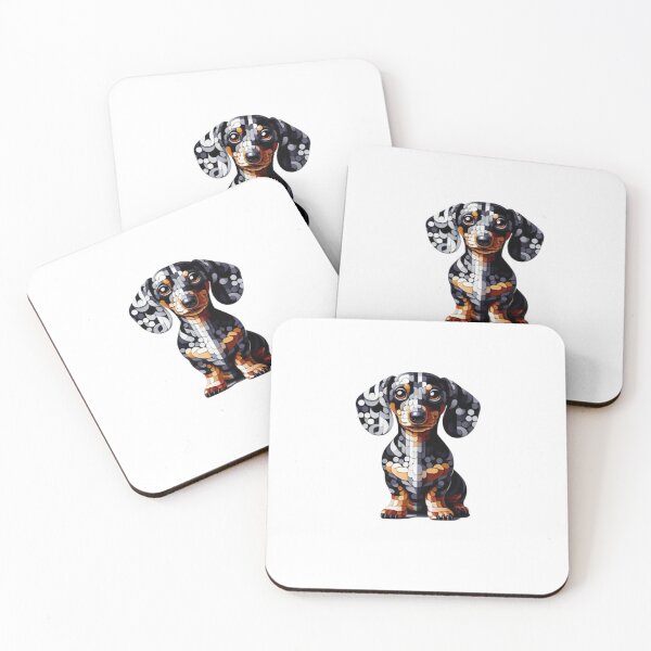 Item preview, Abstract Dachshund Vasarely Style Funny Dachshund Lover  designed and sold by Creat-Des.