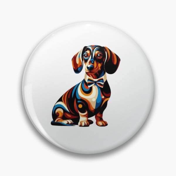 Item preview, Abstract Dachshund Vasarely Style Funny Dachshund Lover  designed and sold by Creat-Des.