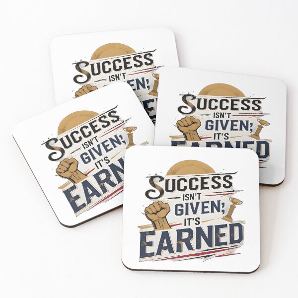 Item preview, Success Isn’t Given; It’s Earned designed and sold by Cool Cash Tees .