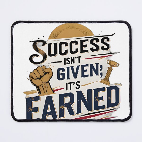 Item preview, Success Isn’t Given; It’s Earned designed and sold by Cool Cash Tees .