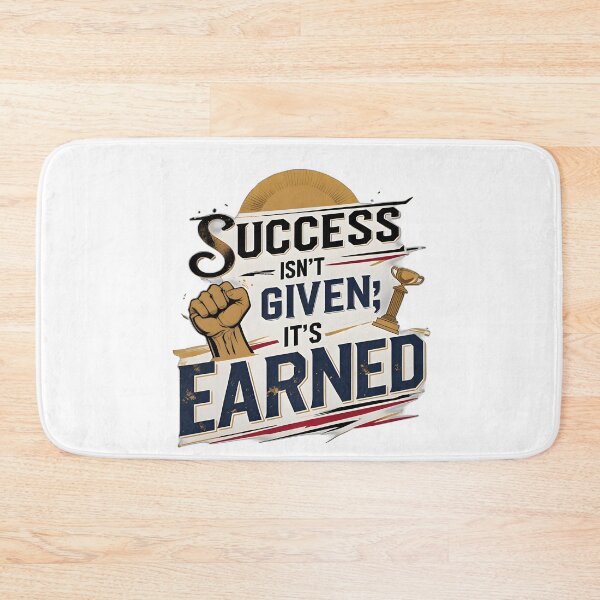 Item preview, Success Isn’t Given; It’s Earned designed and sold by Cool Cash Tees .