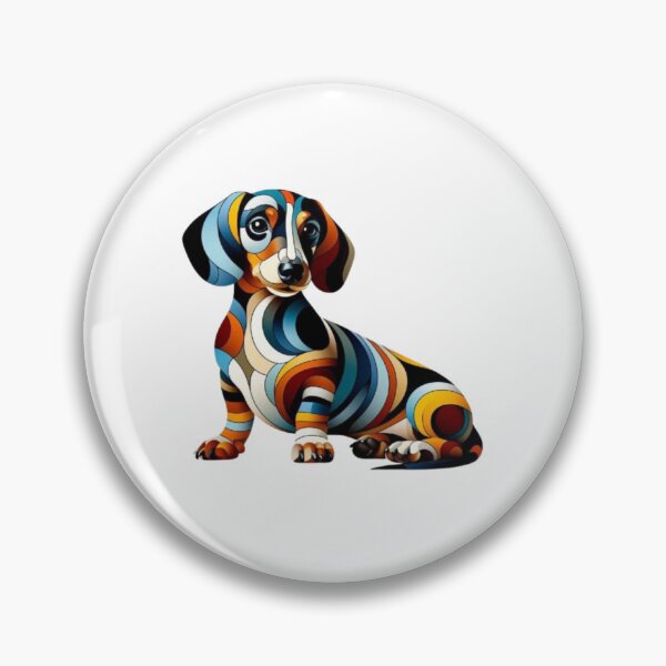 Item preview, Abstract Dachshund Vasarely Style Funny Dachshund Lover  designed and sold by Creat-Des.