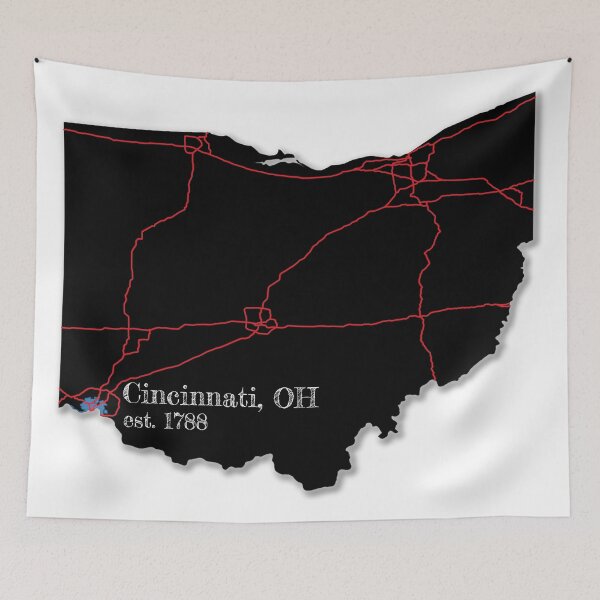 Item preview, Cincinnati, OH designed and sold by PhilbonianDezin.