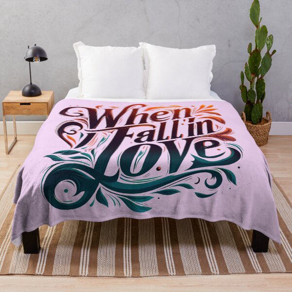 Item preview, When I Fall in Love, typography designed and sold by maxmaj.