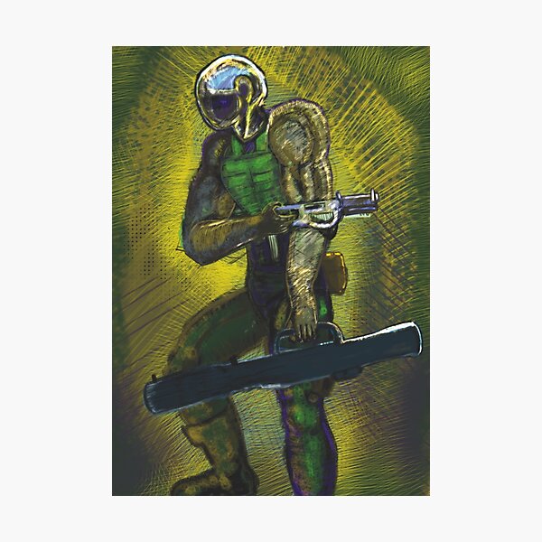 Item preview, Soldier of the Future (AI Soldier) designed and sold by HandmadeDigital.