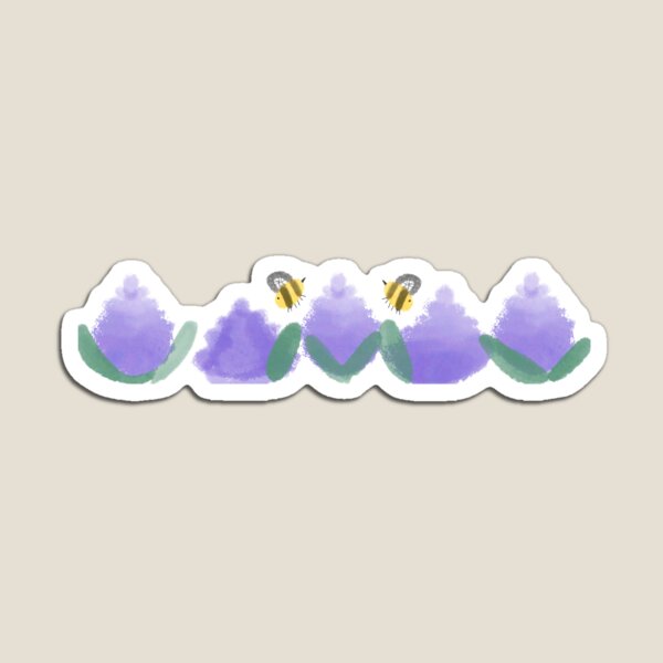 Item preview, Lavender and bees designed and sold by WhimsyHeartArt.