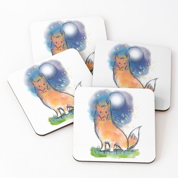 Item preview, Beautiful Colorful Fox Animal Illustration Art Design designed and sold by Monica C. Webster.