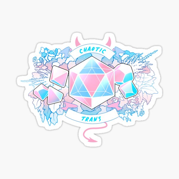 LGBT RPG - Chaotic Trans Sticker