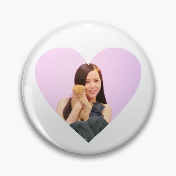 Item preview, Jisoo 지수 with kitten heart (kpop) designed and sold by monkeybananas.