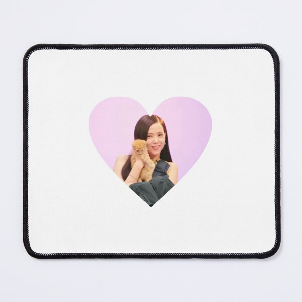 Item preview, Jisoo 지수 with kitten heart (kpop) designed and sold by monkeybananas.