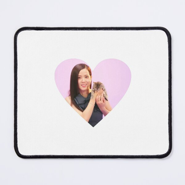 Item preview, Jisoo 지수 with kitten heart version 2 (kpop) designed and sold by monkeybananas.
