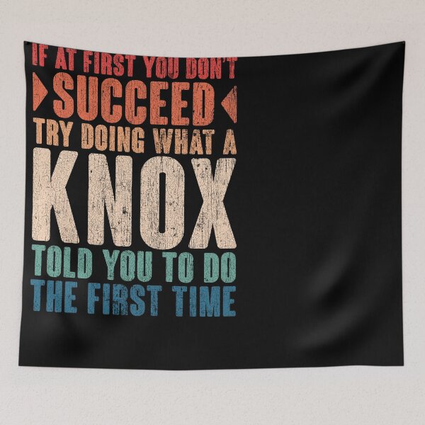 Item preview, Knox last name surname vintage funny personalized birthday gift designed and sold by 9X FR.