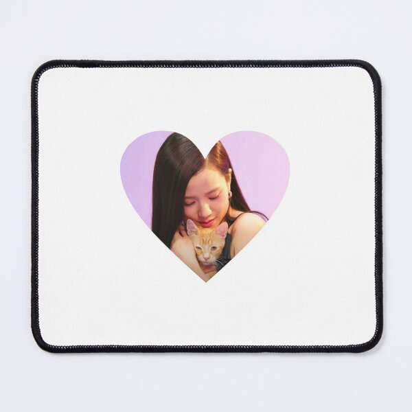 Item preview, Jisoo 지수 with kitten heart version 3 (kpop) designed and sold by monkeybananas.