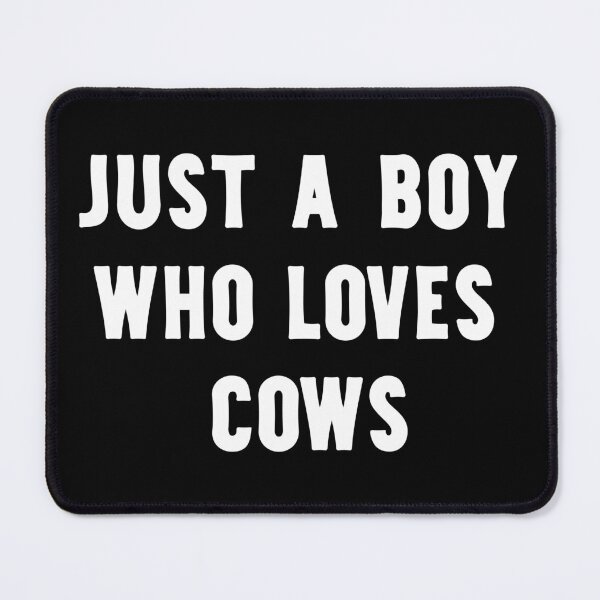 Item preview, Just A Boy Who Loves Cows Funny Cow Lover designed and sold by RareBunny.