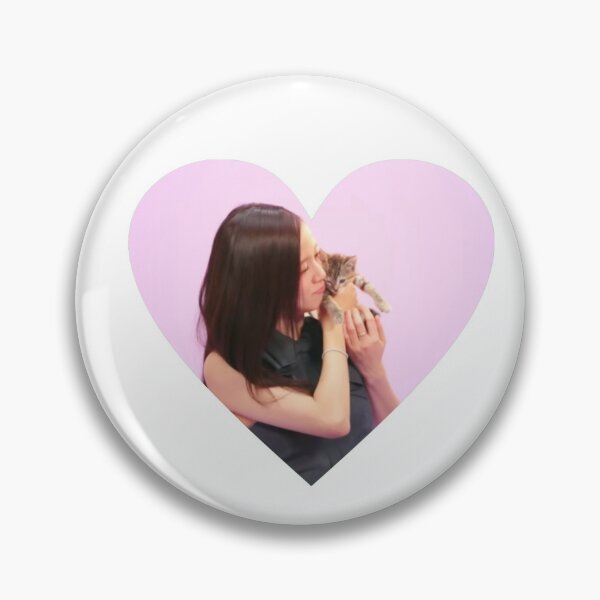 Item preview, Jisoo 지수 with kitten heart version 4 (kpop) designed and sold by monkeybananas.