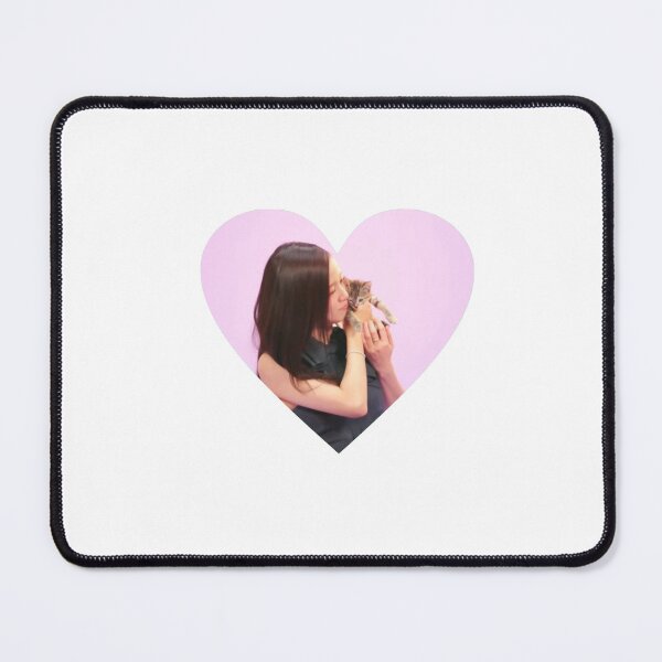 Item preview, Jisoo 지수 with kitten heart version 4 (kpop) designed and sold by monkeybananas.