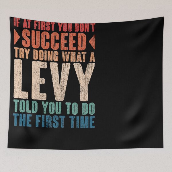 Item preview, Levy last name surname vintage funny personalized birthday gift designed and sold by 9X FR.