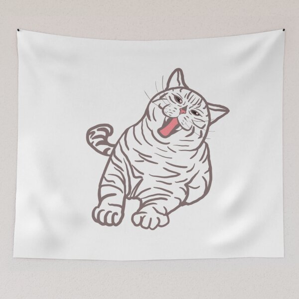 Item preview, Meow! Yawn! designed and sold by hergibberish.