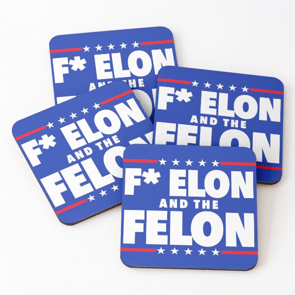 Item preview, F Elon And The Felon - Anti Musk Anti DOGE designed and sold by ourkid.