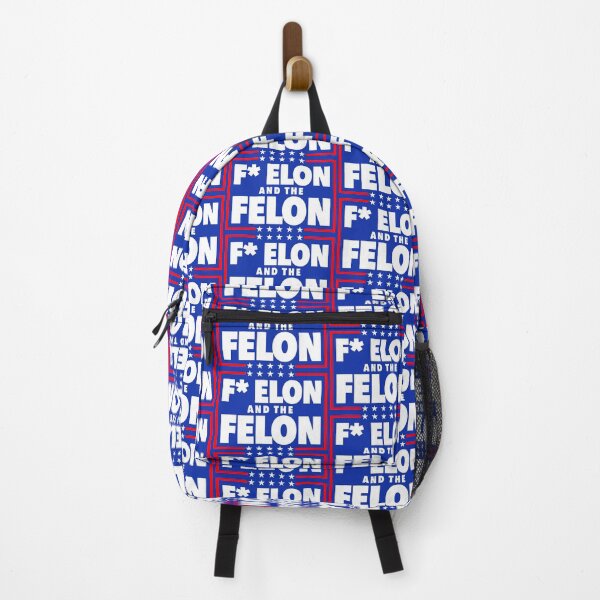 Item preview, F Elon And The Felon - Anti Musk Anti DOGE designed and sold by ourkid.
