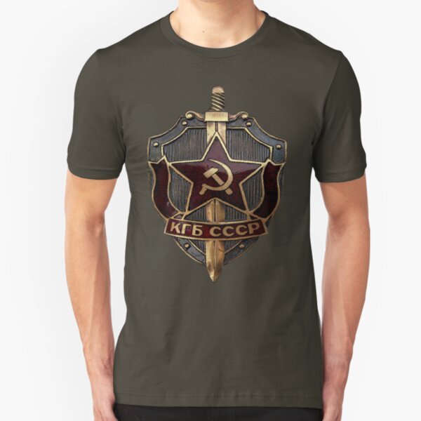 KGB Badge Slim Fit T-Shirt