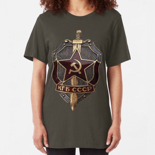 KGB Badge Slim Fit T-Shirt