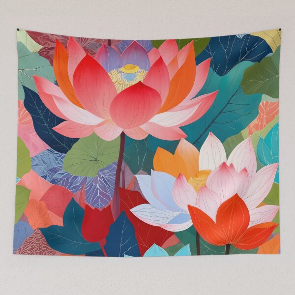 Item preview, The Enchanted Lotus Garden designed and sold by 83oranges.com.